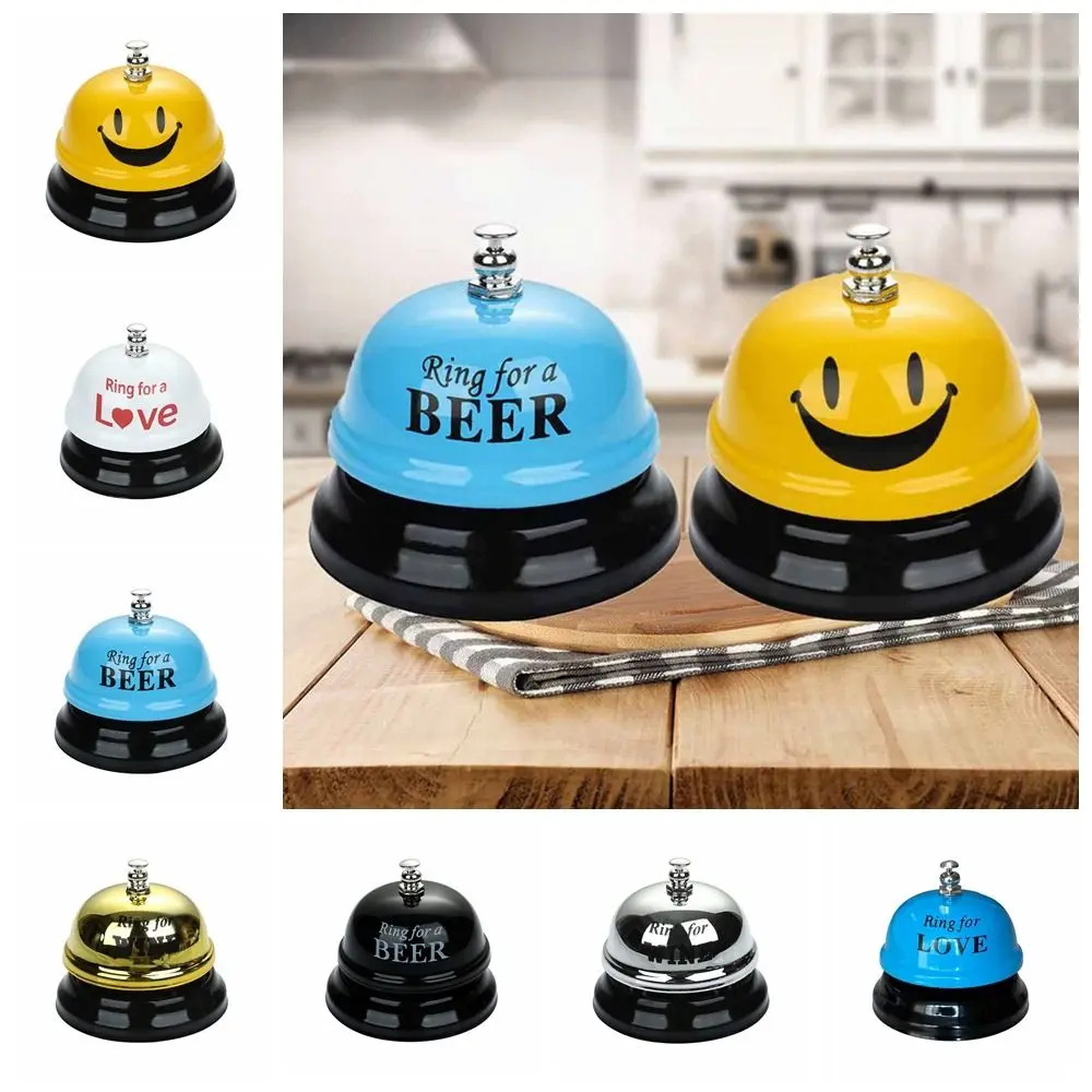 Practical Stable Base Desk Call Bell Alloy Craft Funny Restaurant Timer Novelty Metal Service Bell Beer