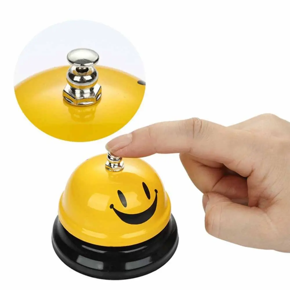Practical Stable Base Desk Call Bell Alloy Craft Funny Restaurant Timer Novelty Metal Service Bell Beer