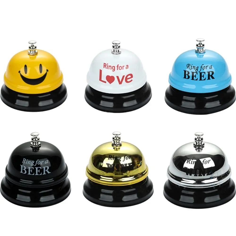 Practical Stable Base Desk Call Bell Alloy Craft Funny Restaurant Timer Novelty Metal Service Bell Beer