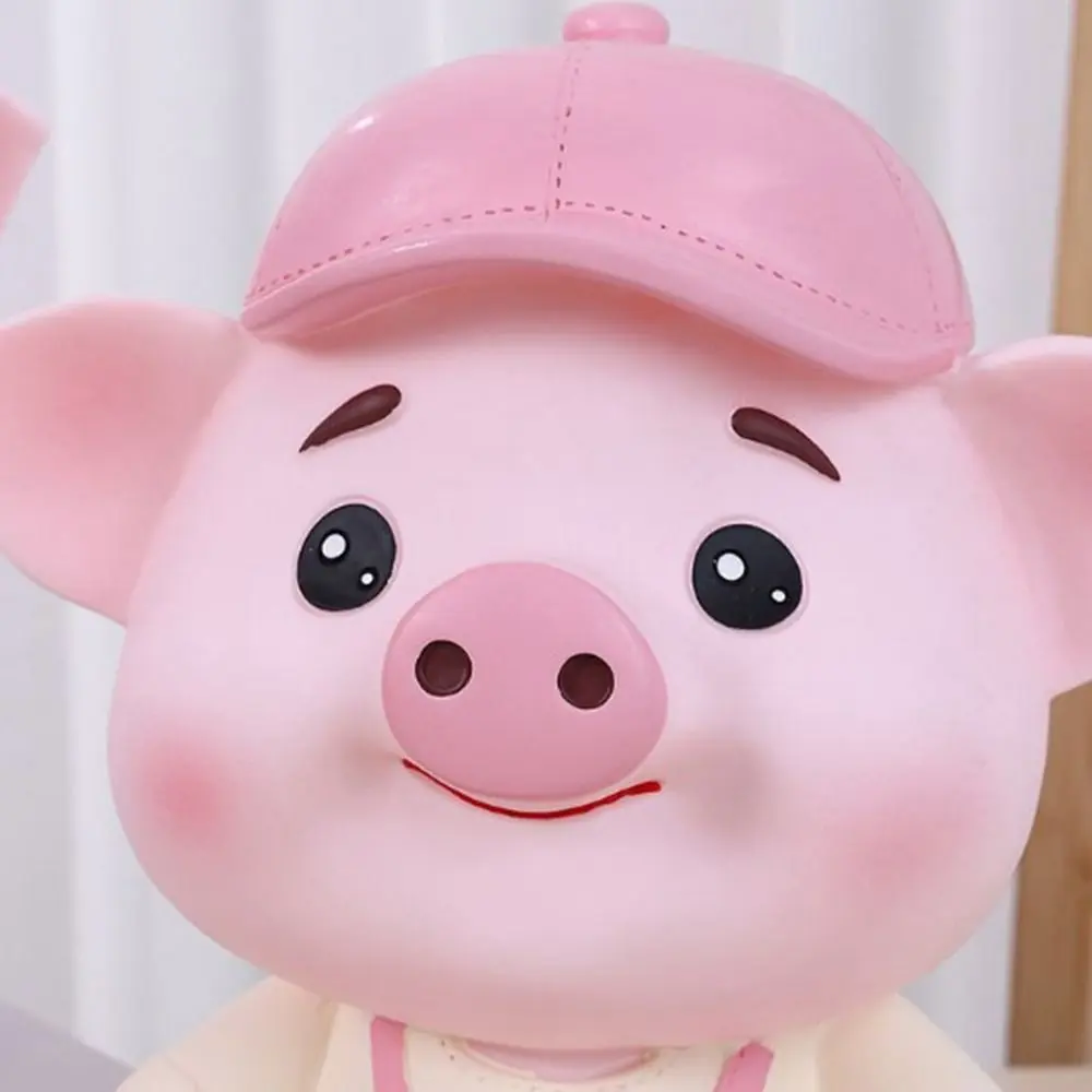 Creative Large Capacity Pig Savings Can Cartoon Anti-fall Animal Piggy Bank Cute Cartoon Piggy Bank Indoor