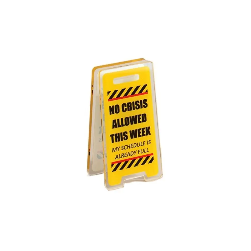 10 PCS Leave Me Alone Acrylic Desk Sign Room Accessories Leader Desk Decor Sign Manager I'm Busy Desk Accessories Unisex Gift