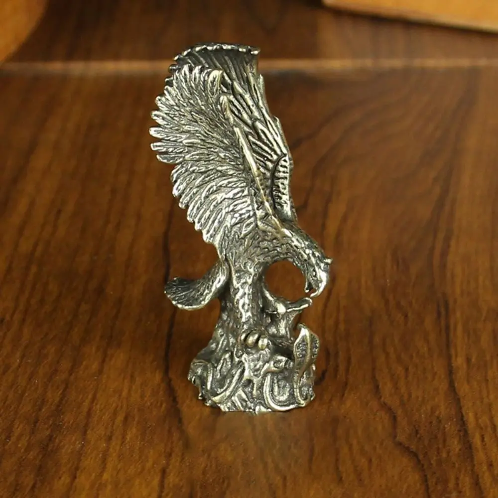 Realistic Solid Brass Eagle Statue Animal 3D Simulation Eagle Wings Ornaments Small Eagle Ornaments Desktop
