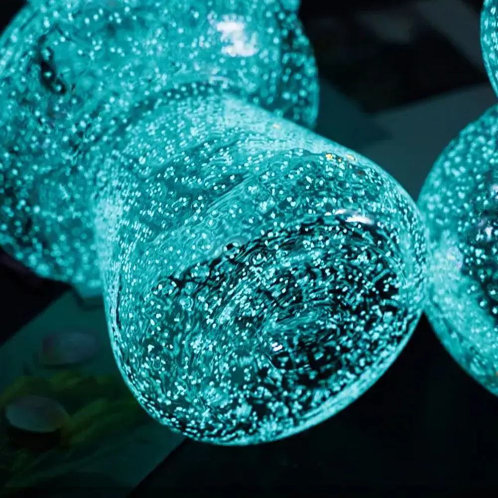 Ins Dreamlike Fluorescent Vase Exquisite Unique Luminous Glacier Vase Glow-in-the-dark Transparent Mushroom Vase Home Decor