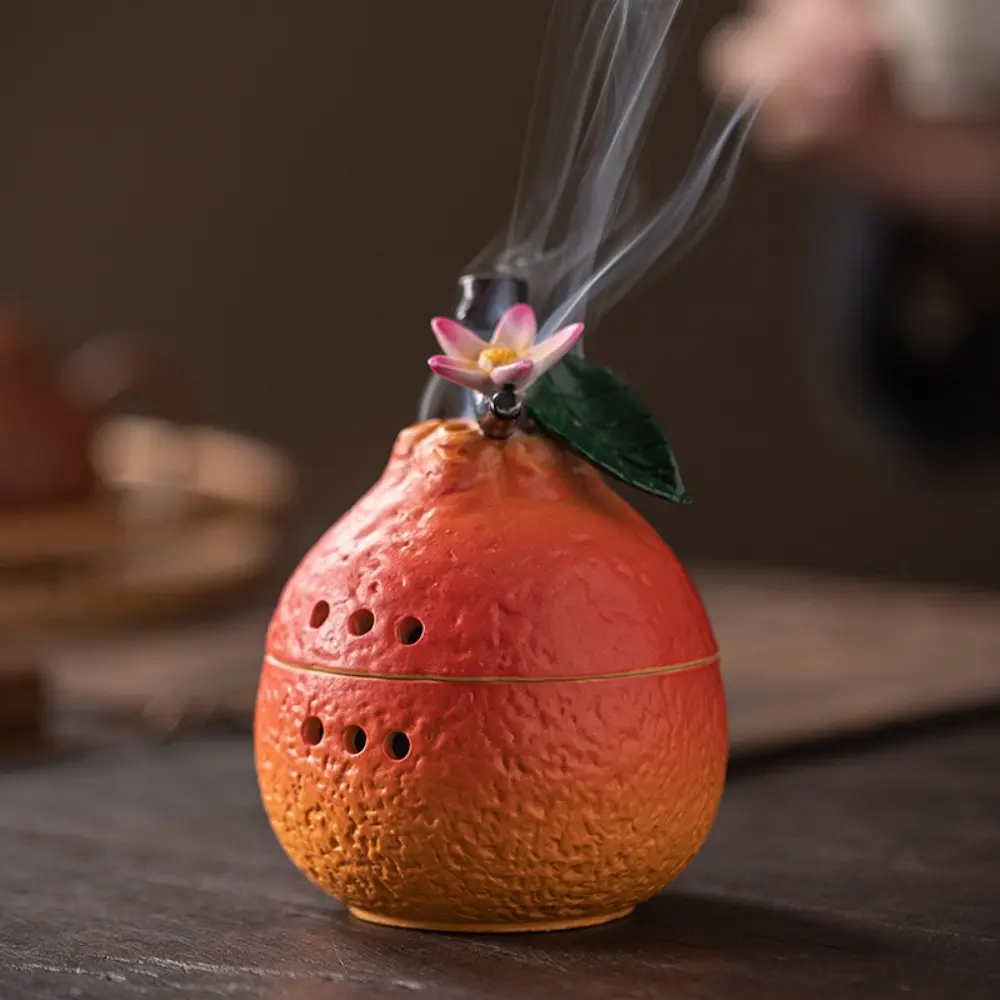 Exquisite Ceramic Incense Burners Decorative Portable Meditation Incense Burners Handcrafted Mini Yoga Incense Burners Office