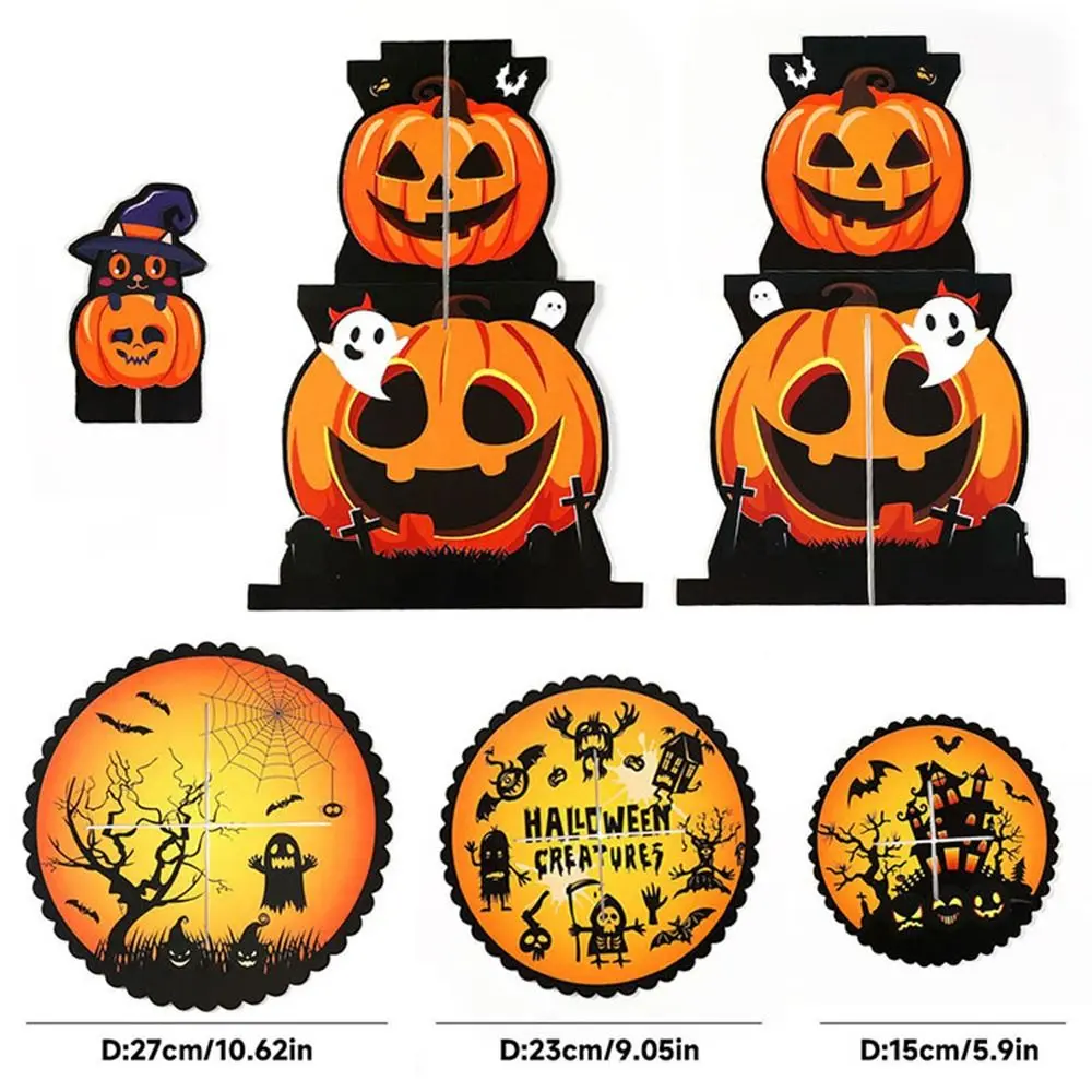 Home Decoration 3-Tier Halloween Dessert Stand Pumpkin Christmas Cupcake Stands Display Holder DIY Cake Rack Tray Anniversary