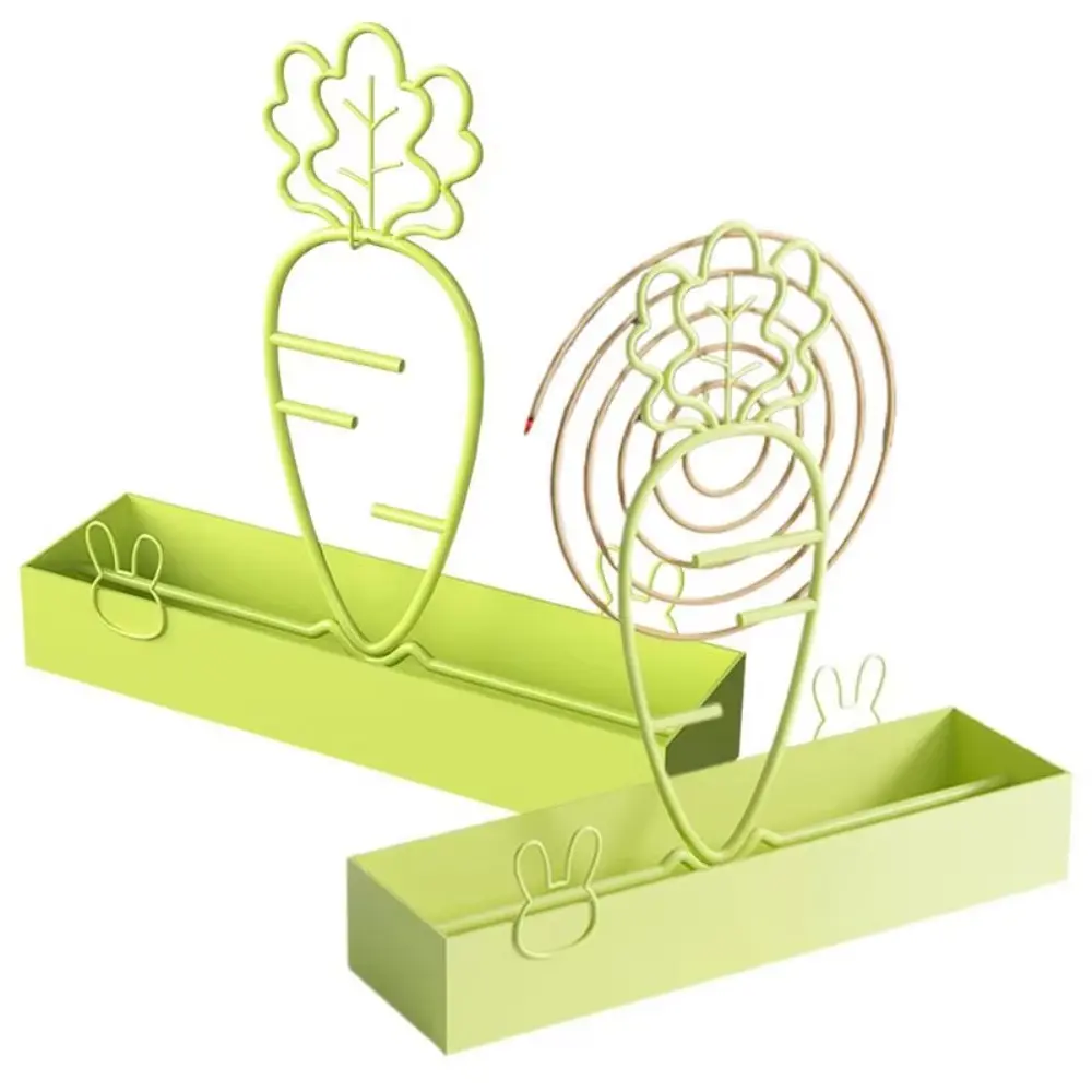Thickened Carrot Incense Burner Stand Anti-Scald Decorative Outdoor Incense Coil Holder Luxurious Flame Retardant