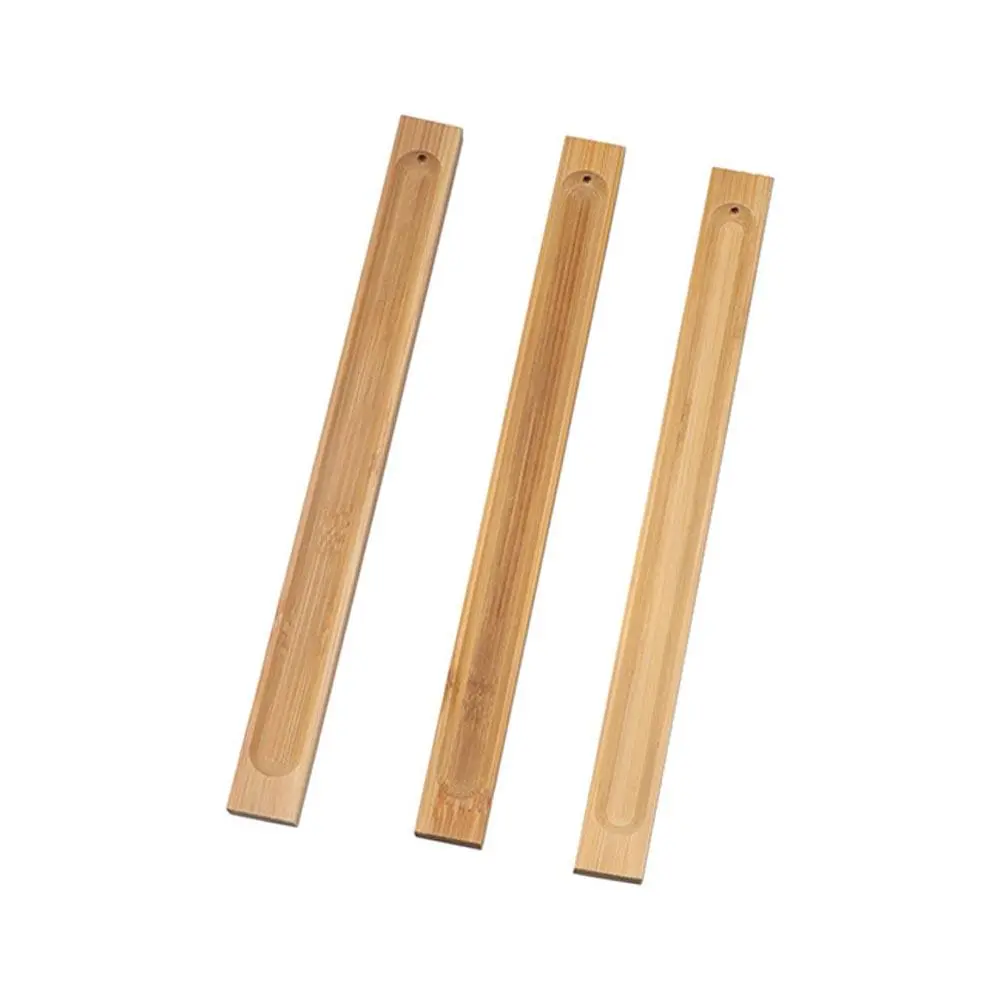 Bamboo Bamboo Board Incense Holder Natural Anti-Ash Flying Incense Stick Holder Eco-friendly Japanese Style Incense Ash Catcher
