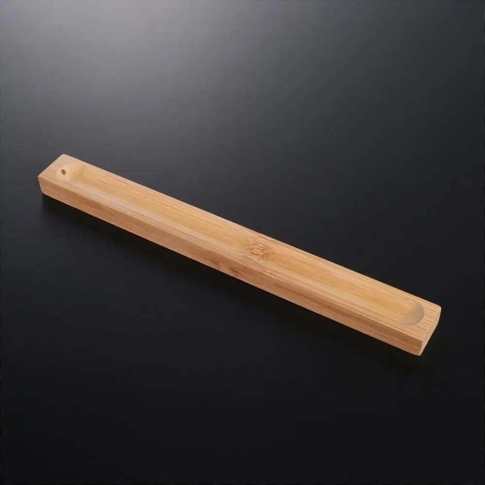 Bamboo Bamboo Board Incense Holder Natural Anti-Ash Flying Incense Stick Holder Eco-friendly Japanese Style Incense Ash Catcher