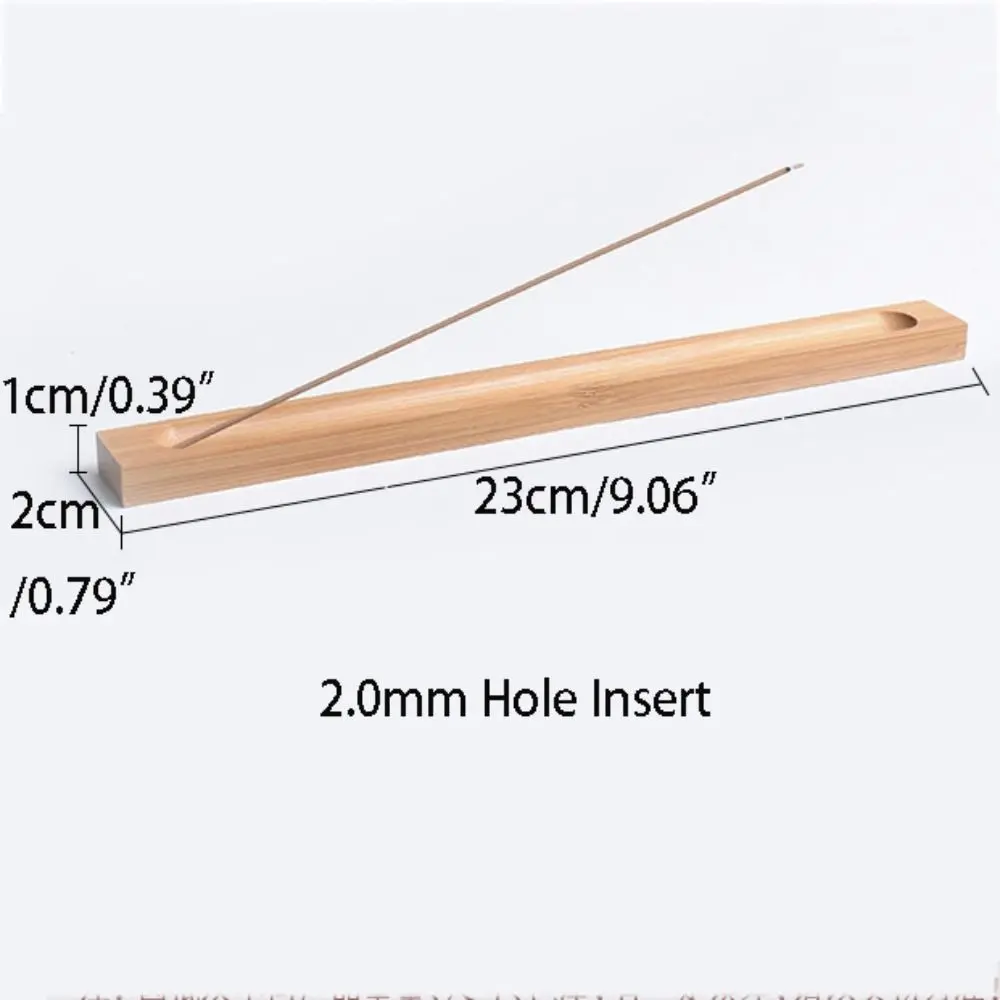 Bamboo Bamboo Board Incense Holder Natural Anti-Ash Flying Incense Stick Holder Eco-friendly Japanese Style Incense Ash Catcher