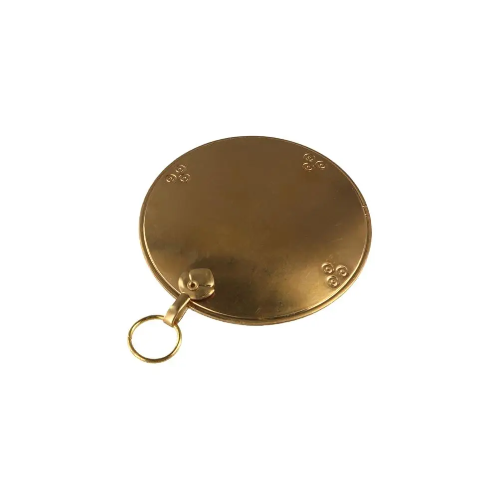 Auspicious Brass Bagua Hanging Mirror Bumpy Surface Pure Copper Convex Mirror Pendant Dual-use Mirror Gossip Mirror Ornament