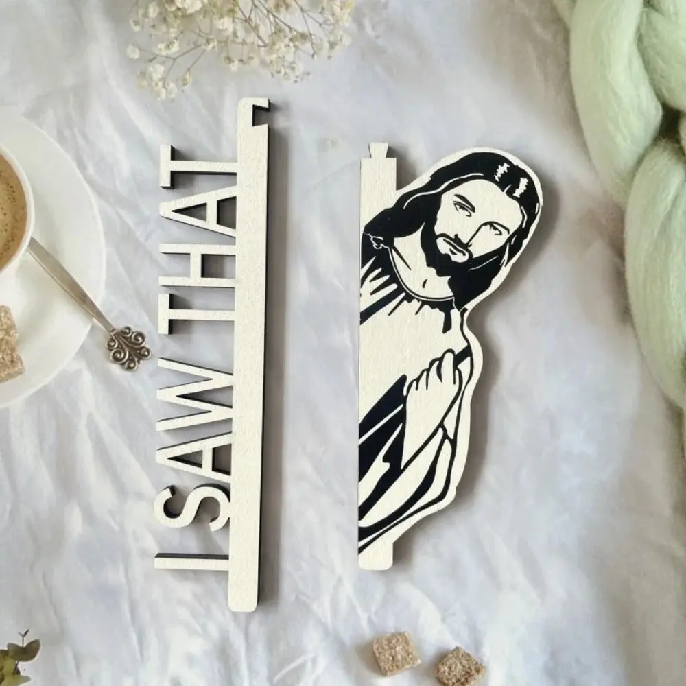 3 Pcs Funny Wooden Door Frame Decoration Letter Ornament Door Corner Decoration Over Wood Door Sign Scene Home Decoration Office