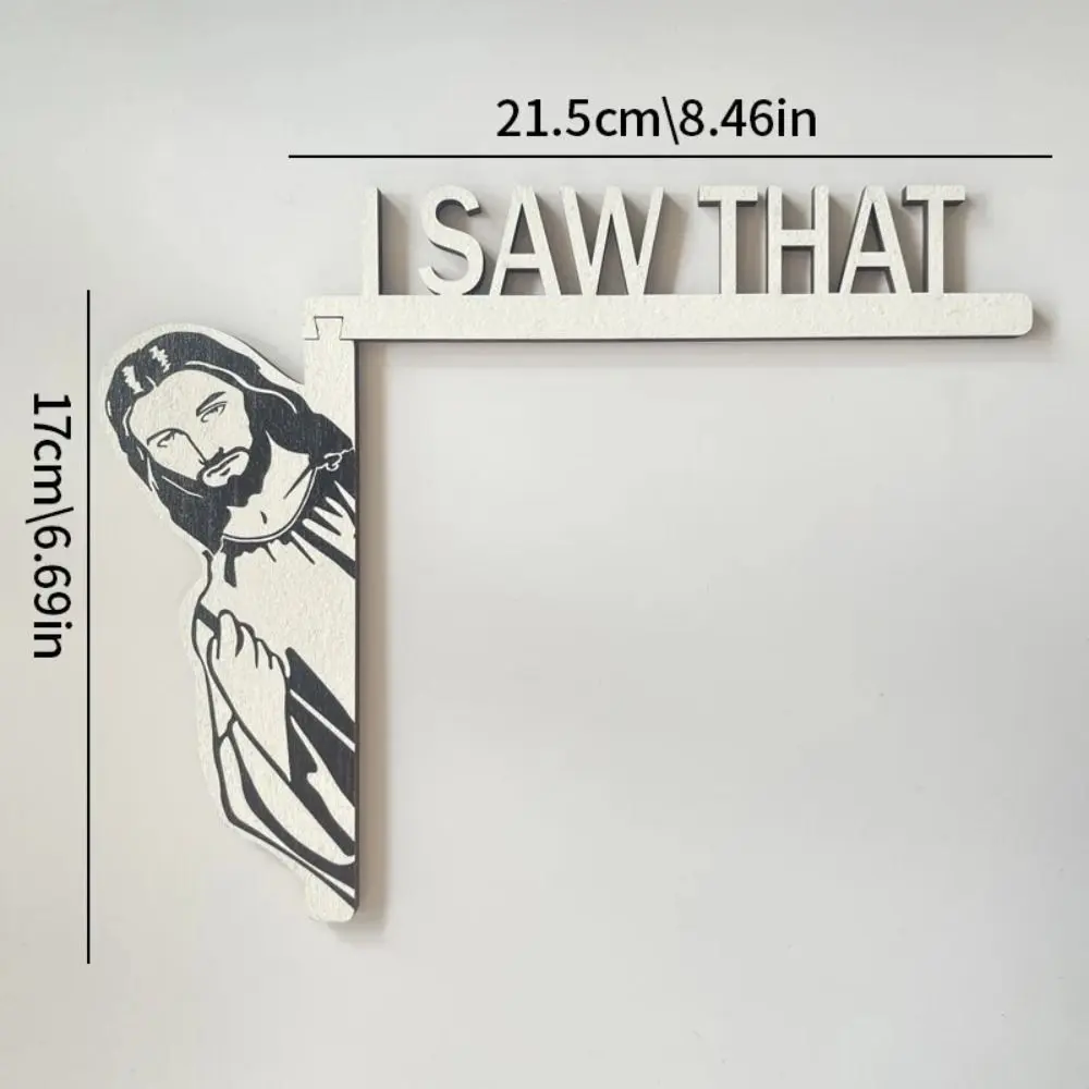 3 Pcs Funny Wooden Door Frame Decoration Letter Ornament Door Corner Decoration Over Wood Door Sign Scene Home Decoration Office