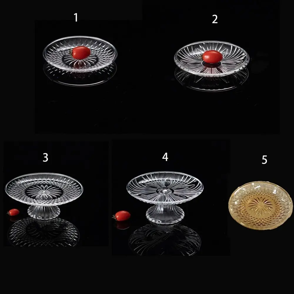 Save Space Decoration Crafts Afternoon Tea Display Food For Ktv Tray Stand Fruit Plate Dessert Plate Food Sampling Tray