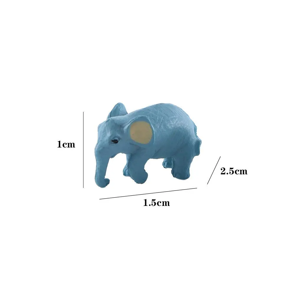 Cute Micro Landscape Terrarium Ornaments Animal Fairy Garden Figurines Elephant  Miniature Doll House Decor
