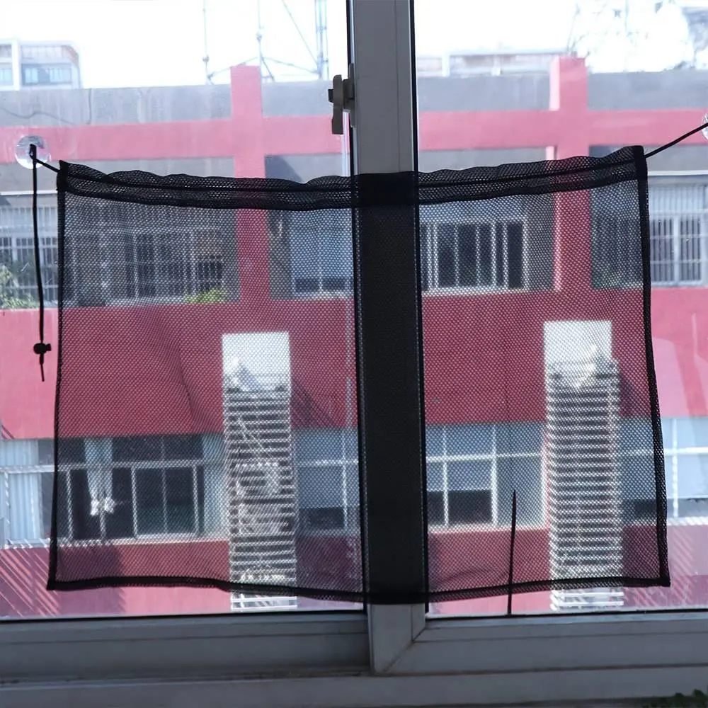 1/2Pcs With Suction Cup Car Curtain Sun Protection Hanging Car Side Window Curtains Heat Insulation Car Sunshade For Baby