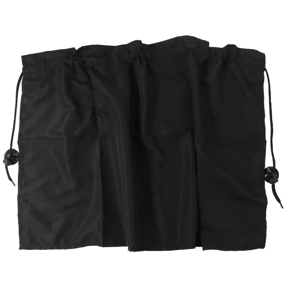 1/2Pcs With Suction Cup Car Curtain Sun Protection Hanging Car Side Window Curtains Heat Insulation Car Sunshade For Baby