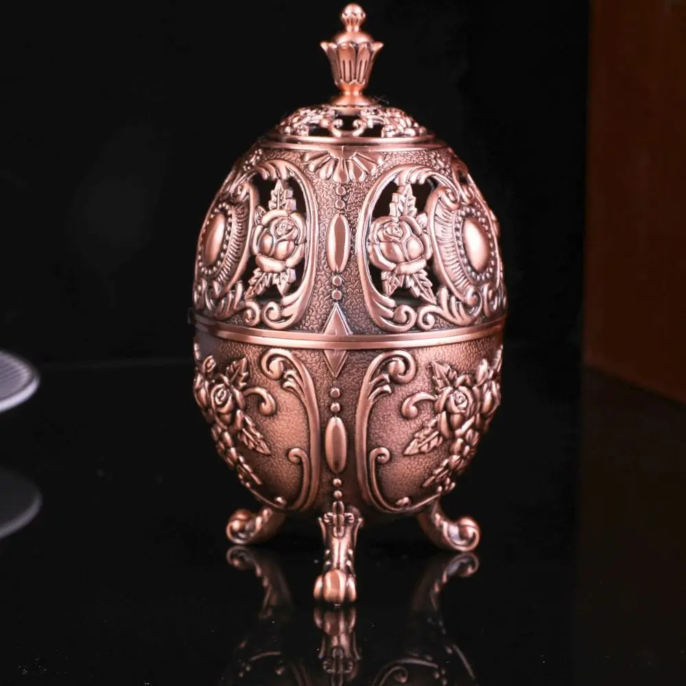 Metal Craft Flowers Incense Holder Heat-resistant Unique European-style Incense Stove Vintage Incense Holder Bedroom