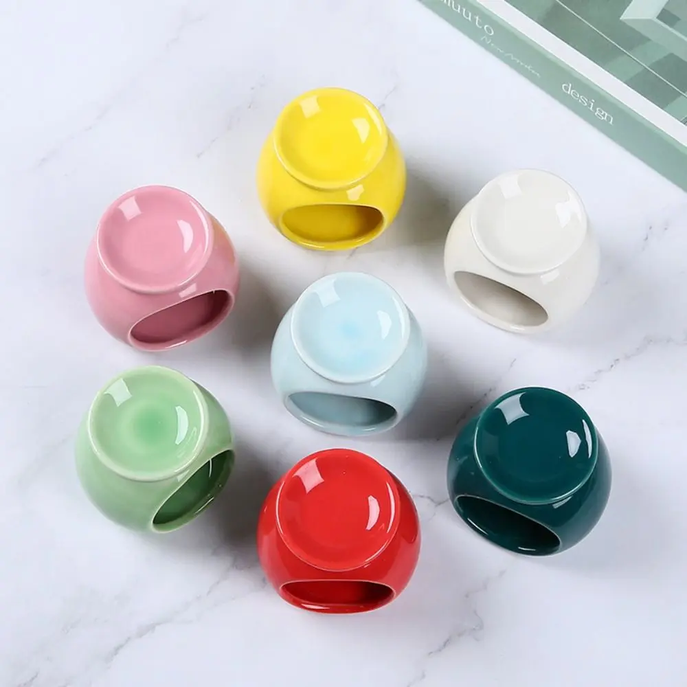 Home Decor Durable Incense Burner Romantic Creative Candle Essential Oil Burner Colorful Handicraft Aroma Candle Holder Tealight