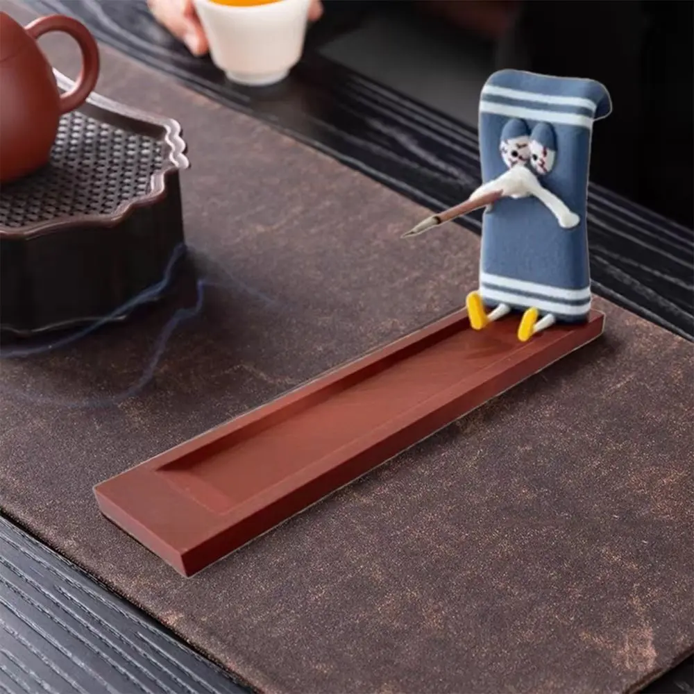 Modern Funny Incense Stick Holder Handcrafted Plastic Burner Ash Catcher Heat-resistant Candle Holder Aromatherapy