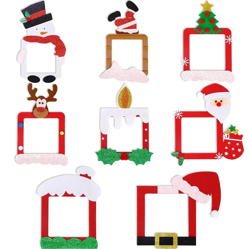 Cartoon Christmas Switch Stickers Elk Snowman Santa Claus Detachable Christmas Wall Decals Cute Xmas Party Decorations
