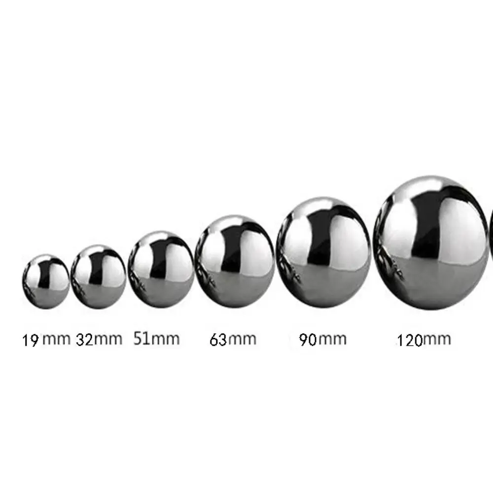 Metal Rust-Proof Ornament Mirror Hollow Ball For Home /Garden/Malls Decoration High Gloss Sphere 304 Stainless Steel Ball