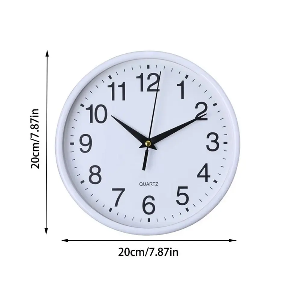 Battery Operated Hanging Clock Non-ticking Easy-to-read Modern Wall Mounted Clock Accurate Easy To Install Round Wall Clocks