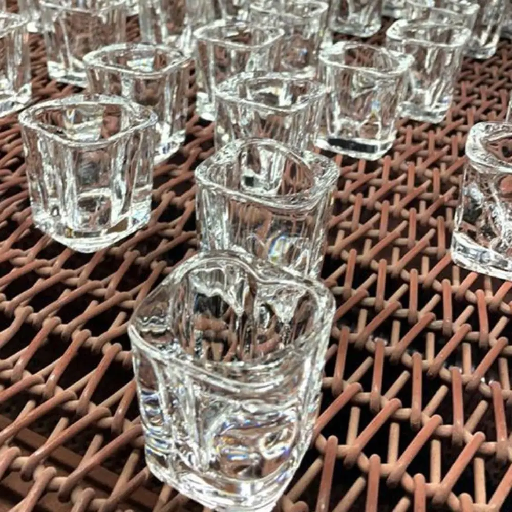 Shot Transparent Heart Love Shaped Cup Square Heart Shaped Square Thick Heart Shaped Shot Love Type Thick Bar Club Party Wedding