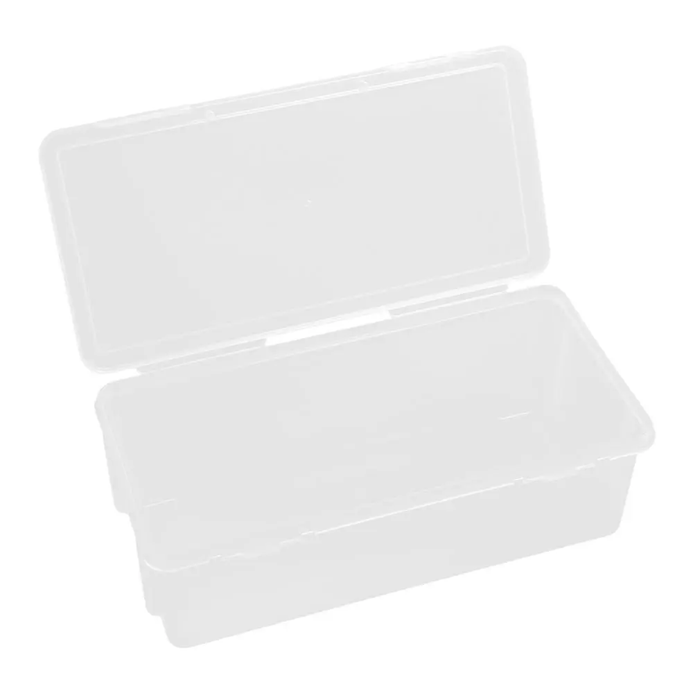 Korean Style With Buckled Pencil Box Transparent Waterproof Pen Pencil Case Dustproof Plastic Stationery Case Sundries