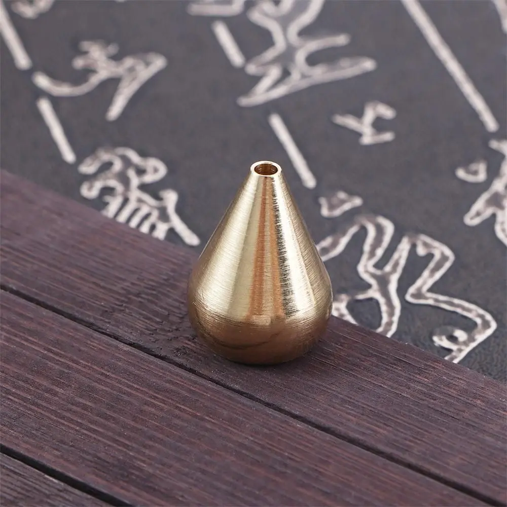 Brass Anti-oxidation Metal Buddhism Craft Sandalwood Coil Base Home Decoration Incense Stick Holder Incense Base