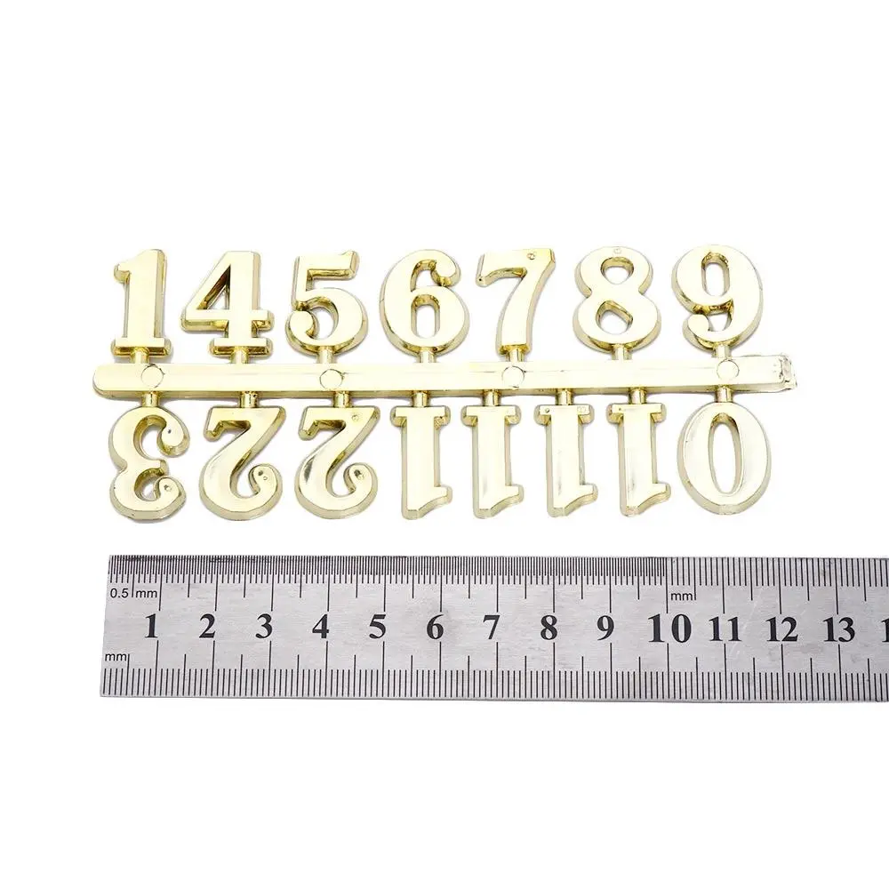 Set Arabic Number Gadget Roman Numerals Digital Quartz Clock Numerals Accessories Clock Parts Replacement Digital Repair Tools