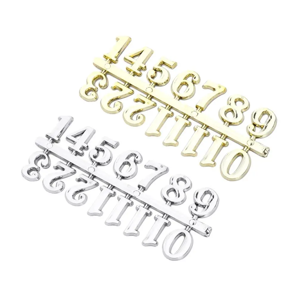 Set Arabic Number Gadget Roman Numerals Digital Quartz Clock Numerals Accessories Clock Parts Replacement Digital Repair Tools