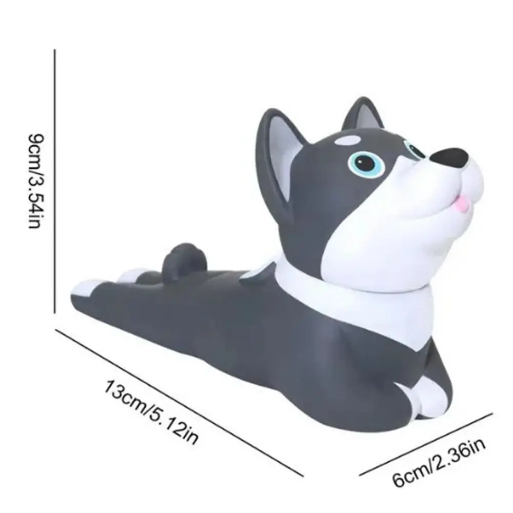 Portable Dog Shape Animal Phone Stand Cartoon Vinyl Lazy Phone Holder Cute Dog Decor Holder Office