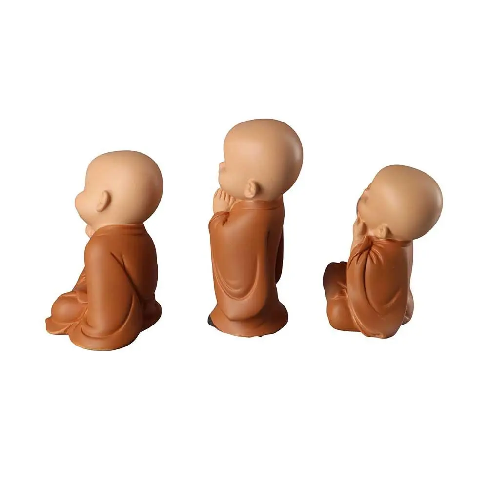 Decoration Car Ornament Desk Miniatures Religion Buddha Buddha Monk Statue Little Monk Figurine Small Monk Status Monk Ornament
