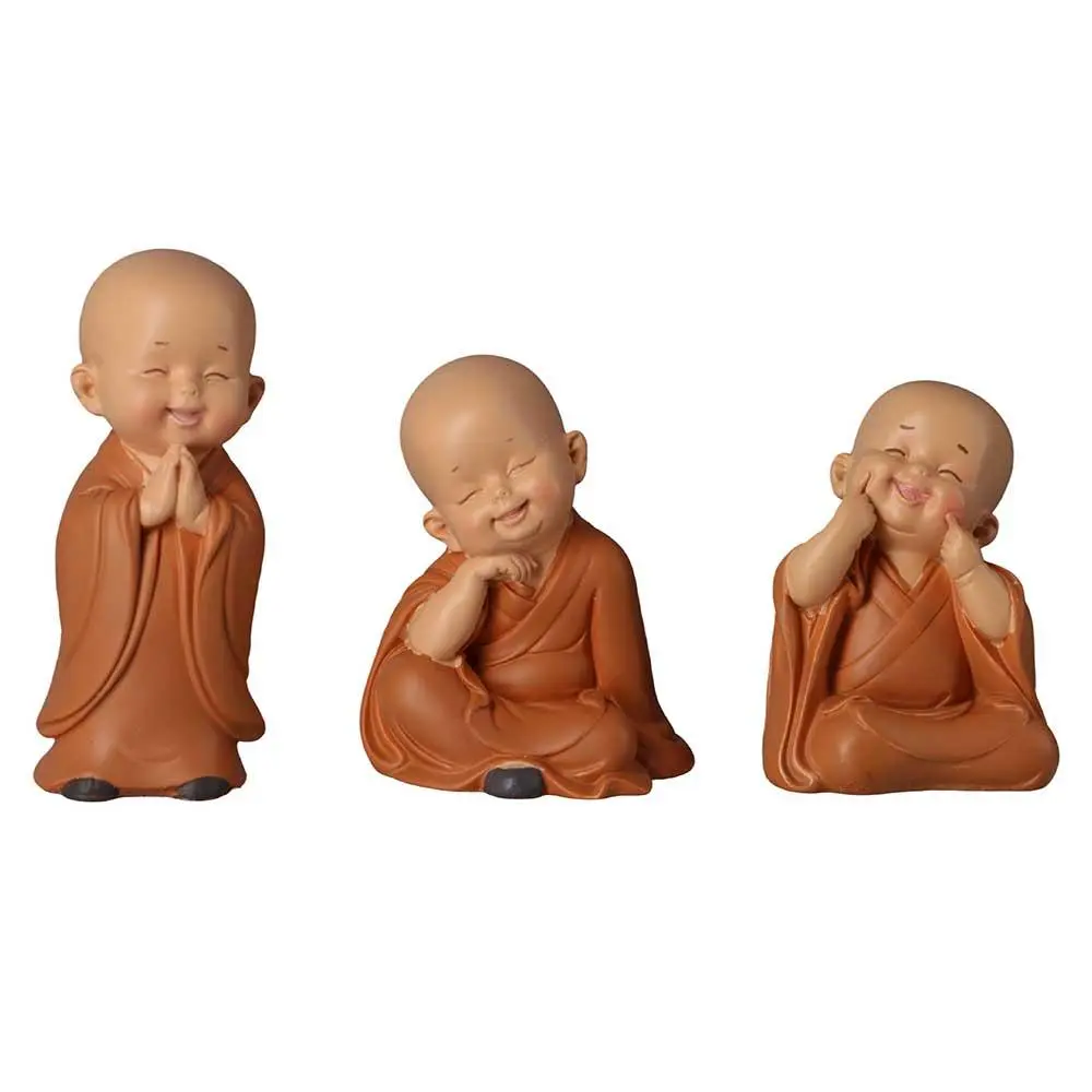 Decoration Car Ornament Desk Miniatures Religion Buddha Buddha Monk Statue Little Monk Figurine Small Monk Status Monk Ornament
