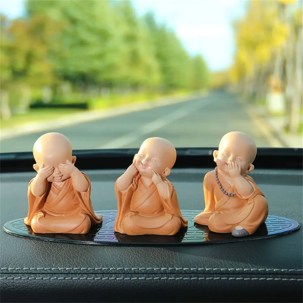 Decoration Car Ornament Desk Miniatures Religion Buddha Buddha Monk Statue Little Monk Figurine Small Monk Status Monk Ornament