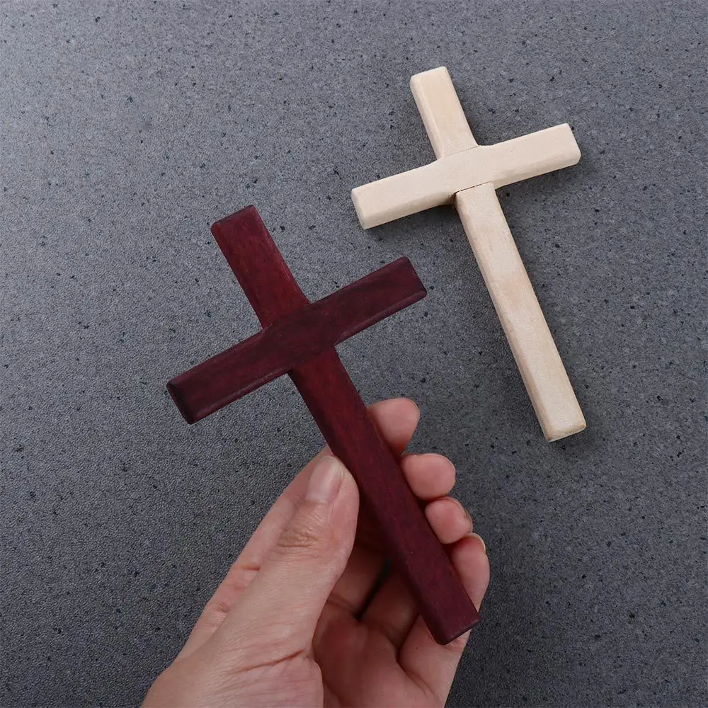 Hanging Wooden Crucifix Home Decoration Jesus Christian Christian Decor Cross Pendant Ornaments