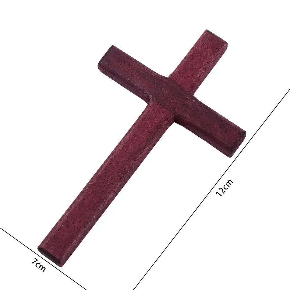 Hanging Wooden Crucifix Home Decoration Jesus Christian Christian Decor Cross Pendant Ornaments