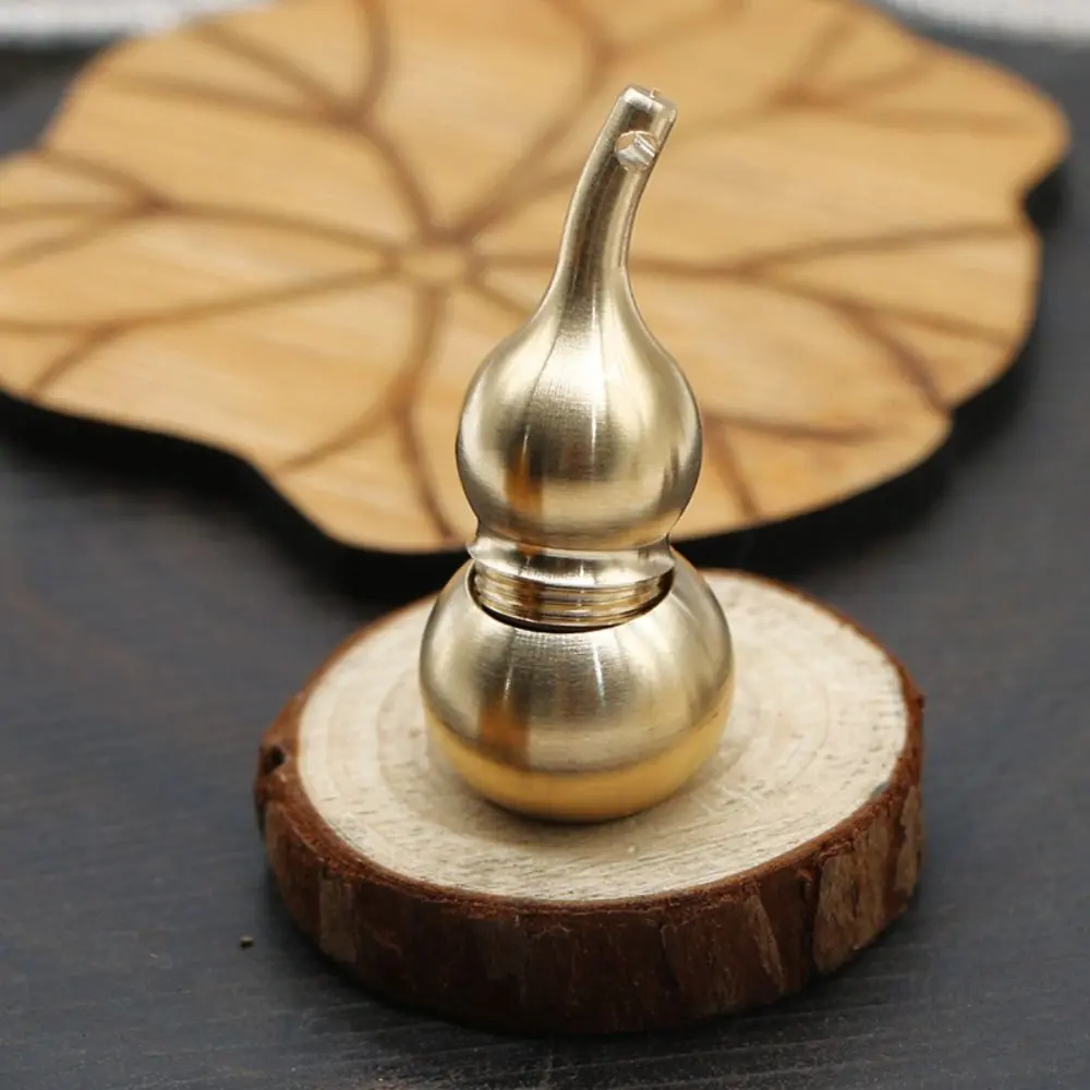 Handmade Chinese Fengshui Decorate Hollow Calabash Gourd Ornaments Gourd Pendant Car Key Accessories Keyrings Pendants