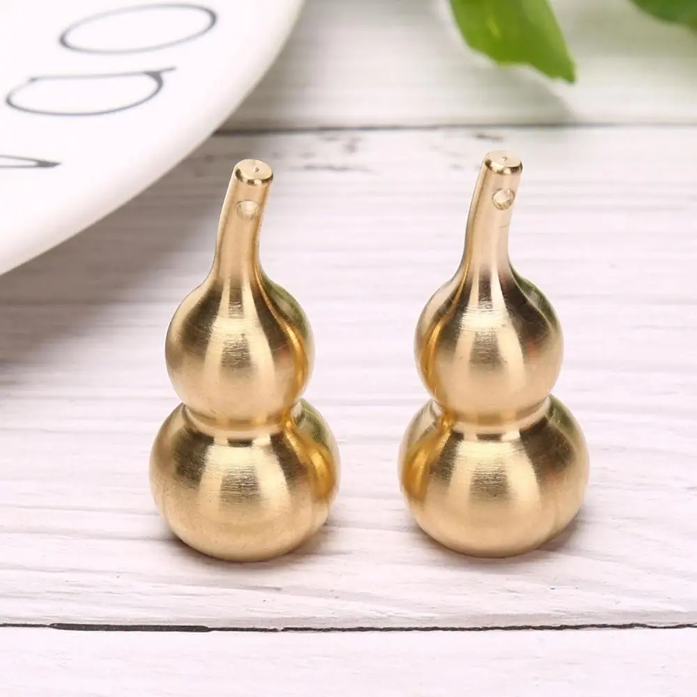 Handmade Chinese Fengshui Decorate Hollow Calabash Gourd Ornaments Gourd Pendant Car Key Accessories Keyrings Pendants