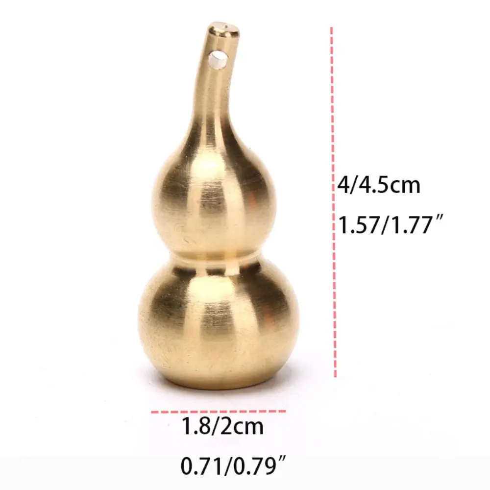 Handmade Chinese Fengshui Decorate Hollow Calabash Gourd Ornaments Gourd Pendant Car Key Accessories Keyrings Pendants