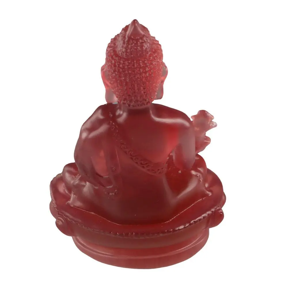 Thai-style Medicine Buddha Statue Resin Craft Zen Ornaments Resin Buddha Crafts Handmade Pharmacist Buddhist Sculpture Temple