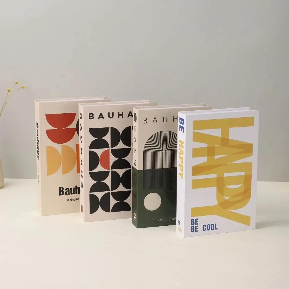 Multiple Styles Paper Craft Graphic Simulated Books Artistic Nordic Style Fake Books Luxury Book Model Coffee Shop