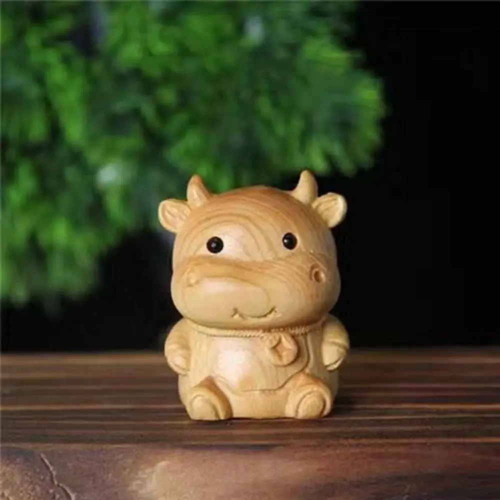 Twelve Zodiac Wood Carving Twelve Zodiac Wooden Zodiac Cute Wood Carving Miniature Ornaments Mini Wood Carving Small Animal