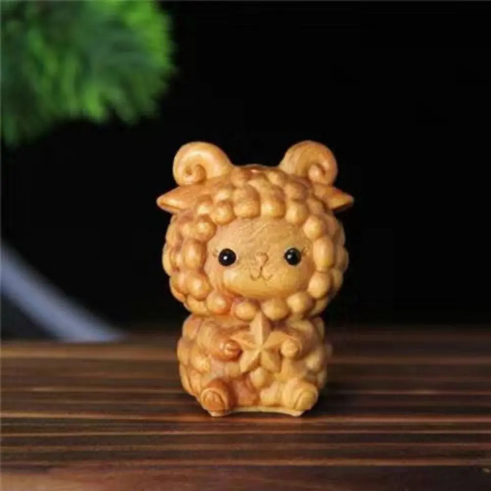 Twelve Zodiac Wood Carving Twelve Zodiac Wooden Zodiac Cute Wood Carving Miniature Ornaments Mini Wood Carving Small Animal