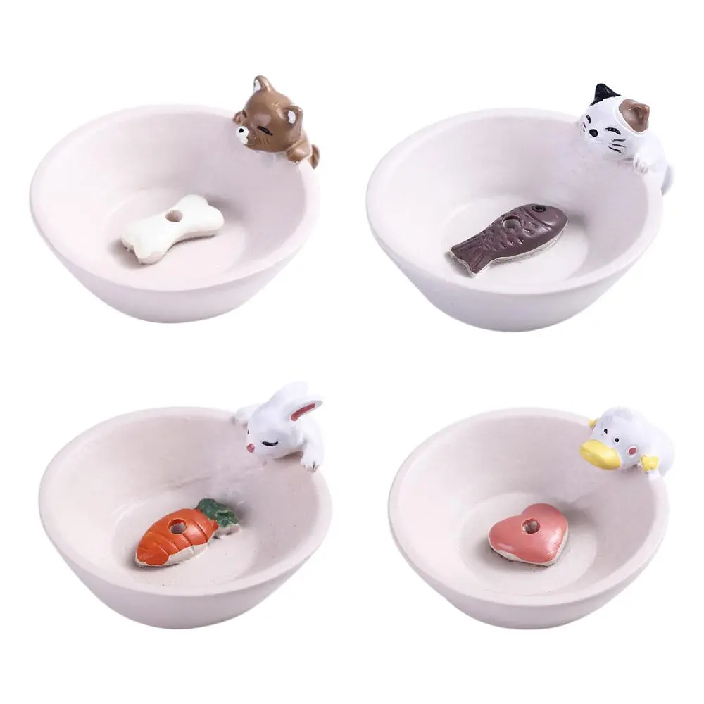 Aromatherapy  Cute Resin Healing Small Animals Ash Catcher Incense Holder Censer Rack Incesence Stick Holder