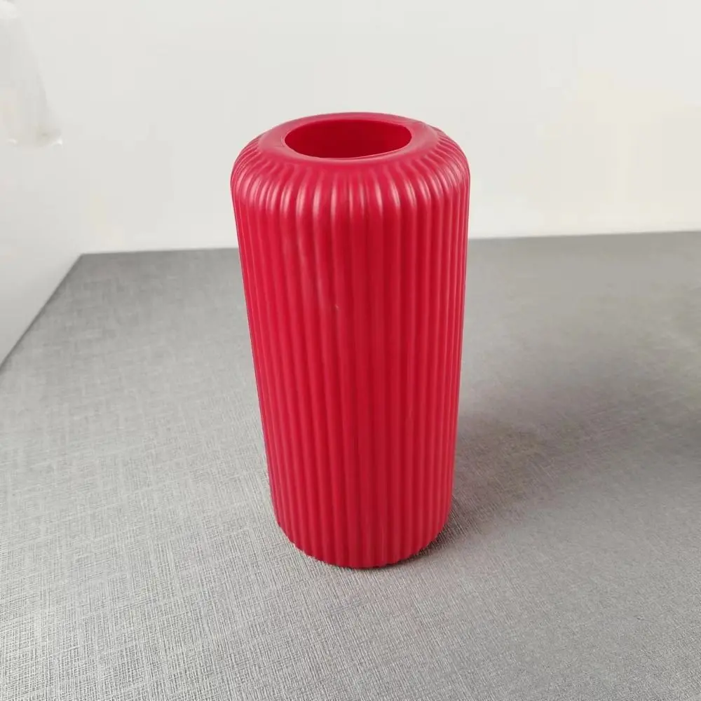 Creative Flower Art Hydroponic Vase Ornaments Light Capacity DIY Nordic Vase Ornaments Vertical Plastic Vase Table