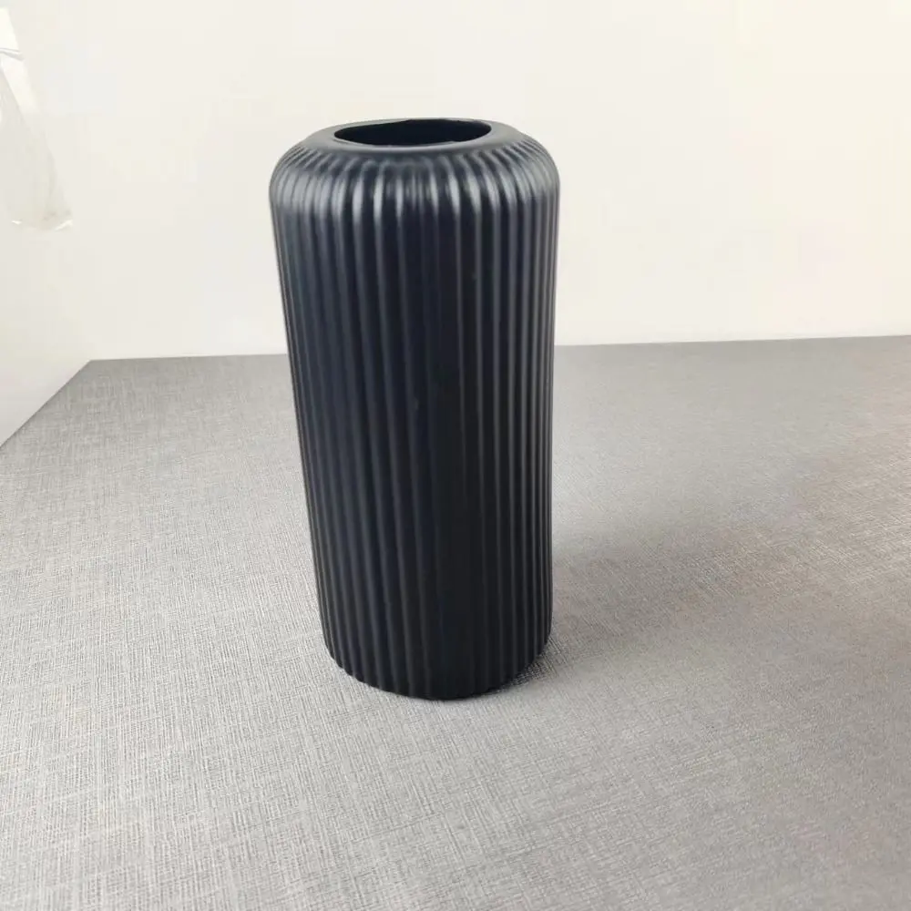 Creative Flower Art Hydroponic Vase Ornaments Light Capacity DIY Nordic Vase Ornaments Vertical Plastic Vase Table