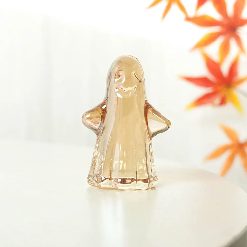 Funny Cute Halloween Ghost Statue Cartoon Handicraft Ghost Figurine Small Animal Ghost Ornament Halloween