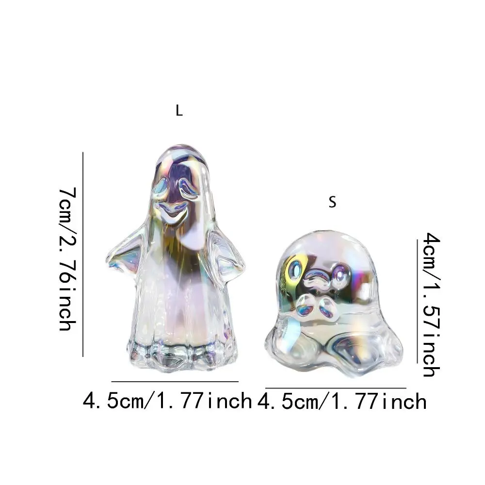 Funny Cute Halloween Ghost Statue Cartoon Handicraft Ghost Figurine Small Animal Ghost Ornament Halloween