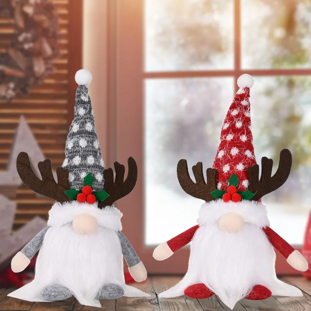 Gifts With Led Light Christmas Gnome Plush Doll Nordic Festival Supplies Faceless Doll Handmade Dwarf Doll Christmas Decoration